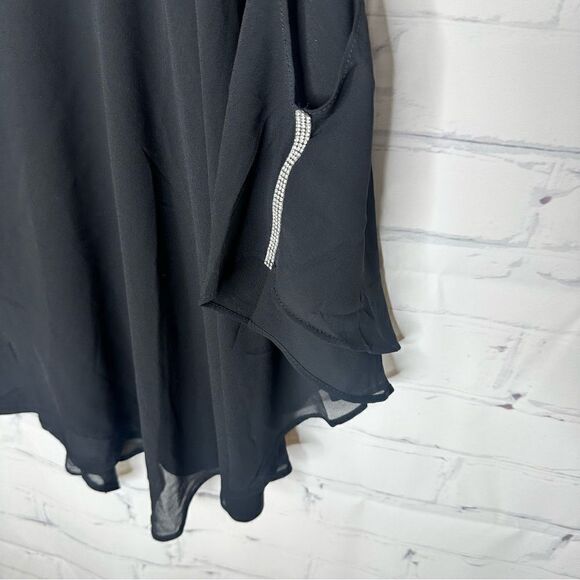 NY Collection large black flowy top - brand new with tags! - Picture 5 of 10